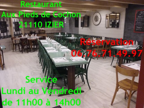 Salle Restaurant Aux Pieds de cochon